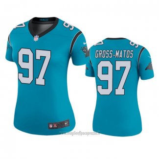 Maglia NFL Legend Donna Carolina Panthers Yetur Gross Matos Blu