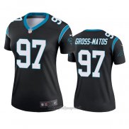 Maglia NFL Legend Donna Carolina Panthers Yetur Gross Matos Nero