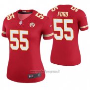 Maglia NFL Legend Donna Kansas City Chiefs Dee Ford Rosso Color Rush