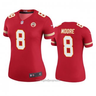 Maglia NFL Legend Donna Kansas City Chiefs Matt Moore Rosso Color Rush