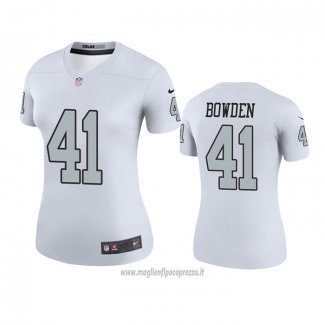 Maglia NFL Legend Donna Las Vegas Raiders Lynn Bowden Bianco