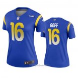 Maglia NFL Legend Donna Los Angeles Rams Jared Goff Blu