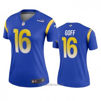 Maglia NFL Legend Donna Los Angeles Rams Jared Goff Blu