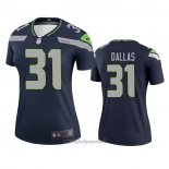 Maglia NFL Legend Donna Seattle Seahawks Deejay Dallas Blu