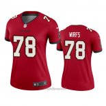 Maglia NFL Legend Donna Tampa Bay Buccaneers Tristan Wirfs Rosso