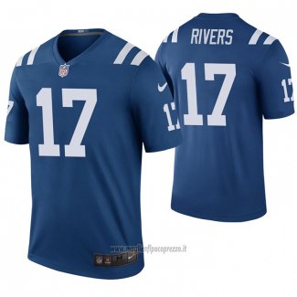 Maglia NFL Legend Indianapolis Colts Philip Rivers Blu Color Rush