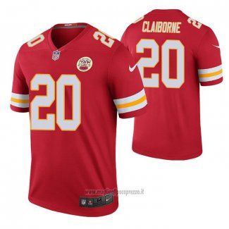 Maglia NFL Legend Kansas City Chiefs Morris Claiborne Rosso