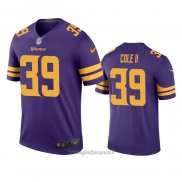 Maglia NFL Legend Minnesota Vikings Brian Cole Ii Viola Color Rush