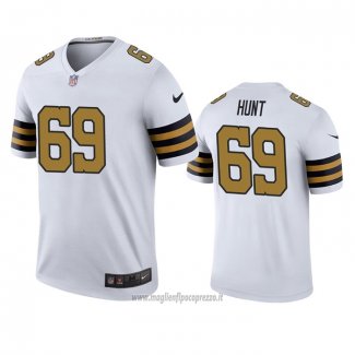 Maglia NFL Legend New Orleans Saints Margus Hunt Bianco Color Rush