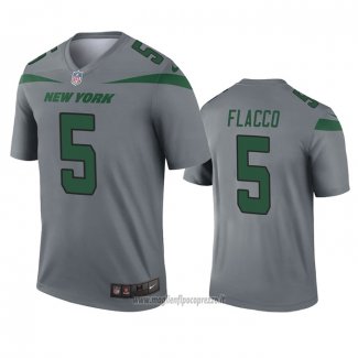 Maglia NFL Legend New York Jets Joe Flacco Inverted Grigio