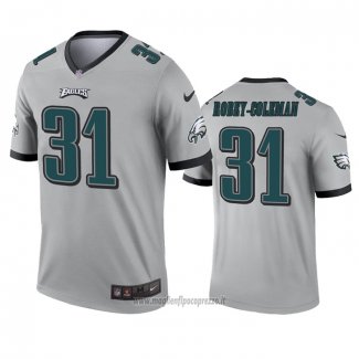 Maglia NFL Legend Philadelphia Eagles Nickell Robey Coleman Inverted Grigio