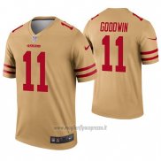 Maglia NFL Legend San Francisco 49ers 11 Marquise Goodwin Inverted Or