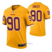 Maglia NFL Legend Washington Commanders Montez Sweat Color Rush Giallo