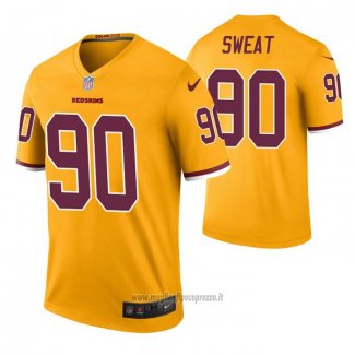 Maglia NFL Legend Washington Commanders Montez Sweat Color Rush Giallo