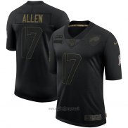 Maglia NFL Limited Buffalo Bills Allen 2020 Salute To Service Nero