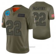Maglia NFL Limited Carolina Panthers Christian Mccaffrey 2019 Salute To Service Verde