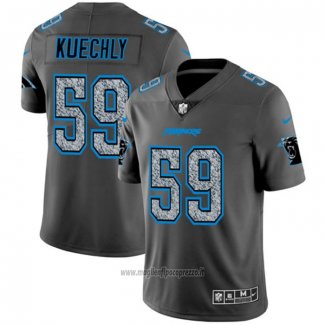 Maglia NFL Limited Carolina Panthers Kuechly Static Fashion Grigio