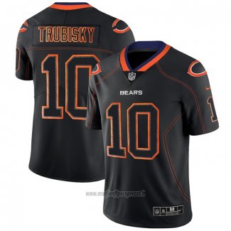 Maglia NFL Limited Chicago Bears Trubisky Lights Out Nero