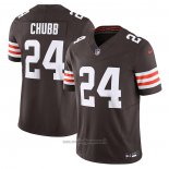 Maglia NFL Limited Cleveland Browns Nick Chubb Vapor F.u.s.e. Marrone