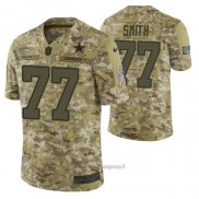 Maglia NFL Limited Dallas Cowboys 77 Tyron Smith 2018 Salute To Service Camuffamento
