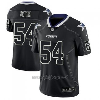 Maglia NFL Limited Dallas Cowboys Jaylon Smith Nero Color Rush 2018 Lights Out