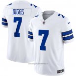 Maglia NFL Limited Dallas Cowboys Trevon Diggs 7 Vapor F.u.s.e. Bianco