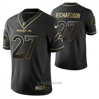 Maglia NFL Limited Denver Broncos Horace Richardson Golden Edition Nero