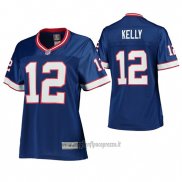 Maglia NFL Limited Donna Buffalo Bills Jim Kelly 12 Blu Replica