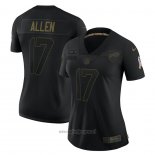 Maglia NFL Limited Donna Buffalo Bills Josh Allen 2020 Salute To Service Nero
