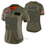 Maglia NFL Limited Donna Washington Commanders Matt Ioannidis 2019 Salute To Service Verde