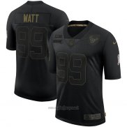 Maglia NFL Limited Houston Texans Watt 2020 Salute To Service Nero