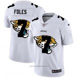 Maglia NFL Limited Jacksonville Jaguars Foles Logo Dual Overlap Bianco