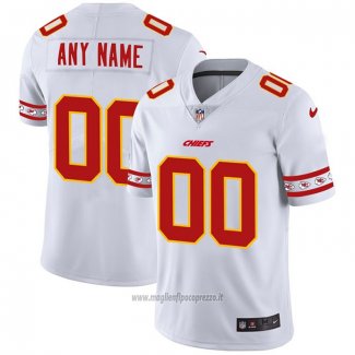Maglia NFL Limited Kansas City Chiefs Personalizzate Team Logo Fashion Bianco