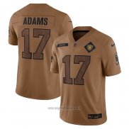 Maglia NFL Limited Las Vegas Raiders Davante Adams 2023 Salute To Service Marrone