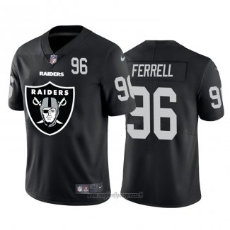 Maglia NFL Limited Las Vegas Raiders Ferrell Big Logo Number Nero