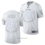 Maglia NFL Limited Las Vegas Raiders Josh Jacobs MVP Bianco
