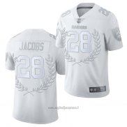 Maglia NFL Limited Las Vegas Raiders Josh Jacobs MVP Bianco