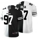 Maglia NFL Limited Los Angeles Chargers Bosa White Black Split