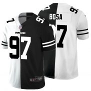 Maglia NFL Limited Los Angeles Chargers Bosa White Black Split