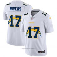 Maglia NFL Limited Los Angeles Chargers Rivers Logo Dual Overlap Bianco