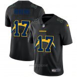 Maglia NFL Limited Los Angeles Chargers Rivers Logo Dual Overlap Nero