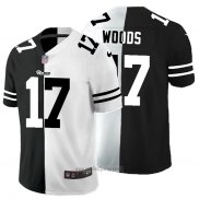 Maglia NFL Limited Los Angeles Rams Woods Black White Split