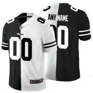 Maglia NFL Limited Los Angeles Rams Personalizzate Black White Split