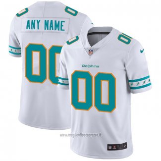 Maglia NFL Limited Miami Dolphins Personalizzate Bianco2