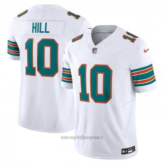Maglia NFL Limited Miami Dolphins Tyreek Hill Vapor F.U.S.E. Bianco2