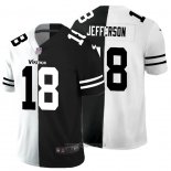 Maglia NFL Limited Minnesota Vikings Jefferson White Black Split