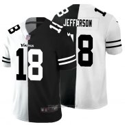 Maglia NFL Limited Minnesota Vikings Jefferson White Black Split