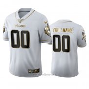 Maglia NFL Limited Minnesota Vikings Personalizzate Golden Edition Bianco