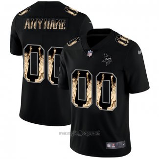Maglia NFL Limited Minnesota Vikings Personalizzate Statue Of Liberty Fashion Nero