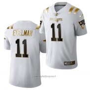 Maglia NFL Limited New England Patriots Julian Edelman Golden Edition 2020 Bianco